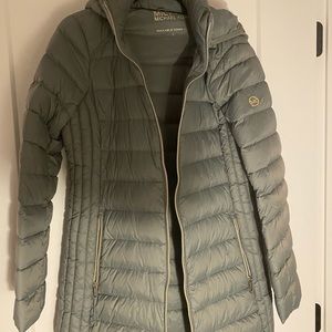 Michael Kors Army green packable jacket